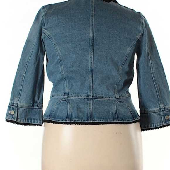 JEANOLOGY JEAN WOMEN'S BLUE JACKET SIZE4. - Picture 7 of 8